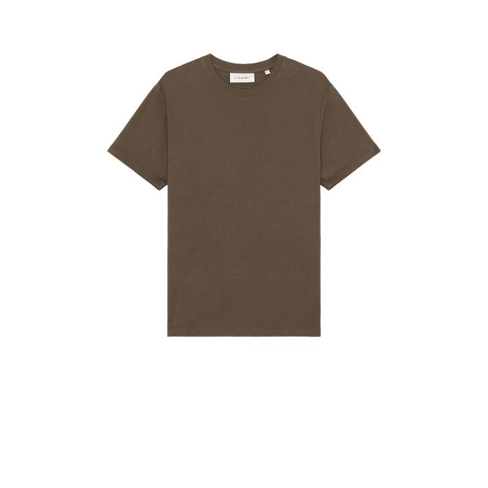 フレーム Frame 【 Duo Fold Short Sleeve Tee Men Taupe 】 Sleeve スリーブ Tシャツ メンズファッション トップス Tシャツ カットソー メンズ
