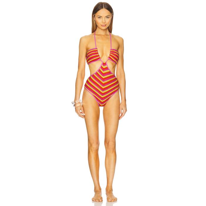 ビーチライオット Beach Riot 【 Pamela One Piece Swimsuit Women Soleil Crochet 】 水着 レディースファッション 水着 レディース