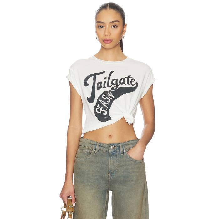 Daydreamer 【 Tailgate Season Solo Tee Women Vintage White 】 プルオーバー レディース vintage ビンテージ・ヴィンテージ 白いこと 白いこと