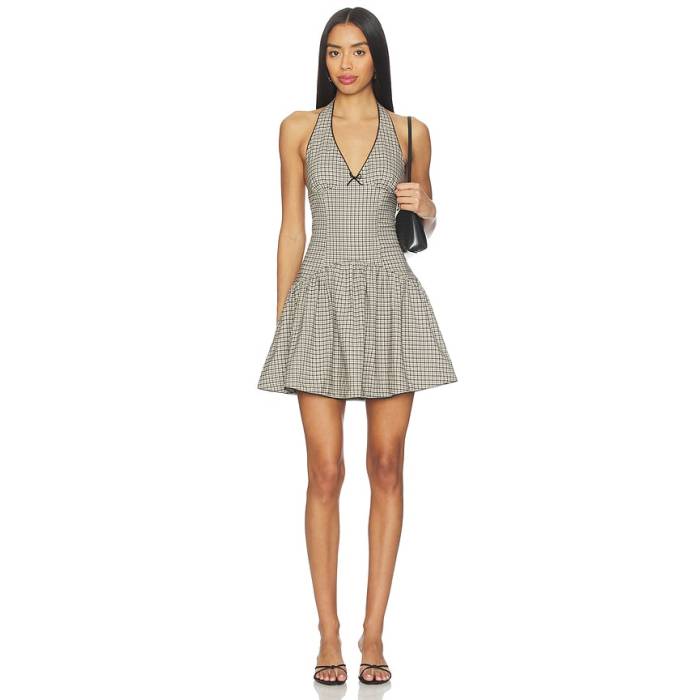 Nia 【 Ollie Dress Women Charcoal 】 お召しもの レディース 濃灰色