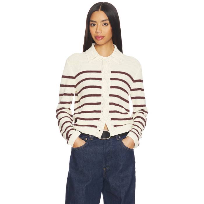 ラグアンドボーン Rag \u0026 Bone 【 Costi Cardigan Women Stripes 】 ジレー レディース
