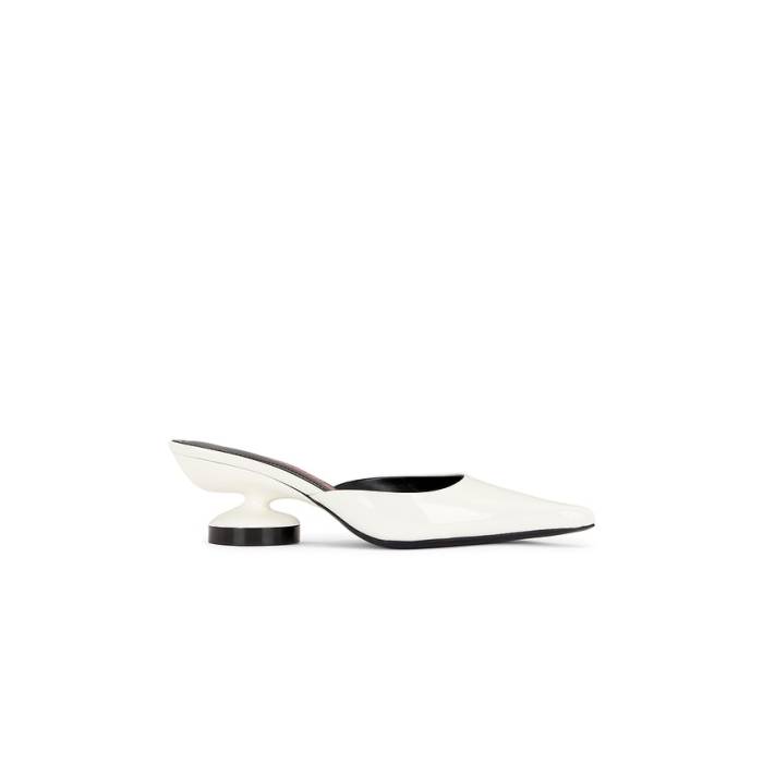 Lucasheva 【 Giorgia Mule Women White 】 レディース 白いこと 白いこと