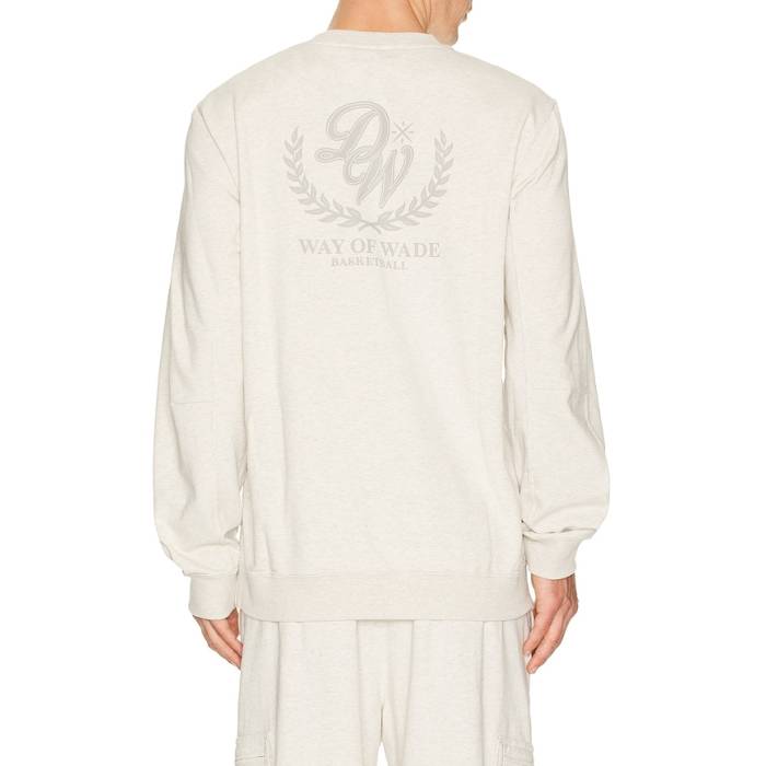 リーニン Li-Ning 【 Way Of Wade Sweatshirt Men Light Grey 】 ウェイド 汗水 調教師 メンズ 薄墨色 薄墨色