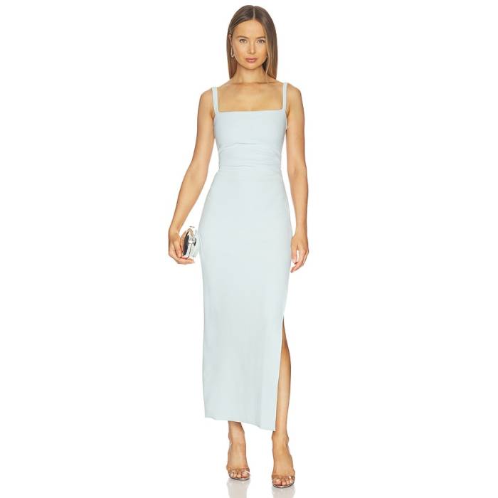 Bec + Bridge 【 Leora Tuck Maxi Dress Women Arctic Blue 】 お召しもの レディース 青み 青色