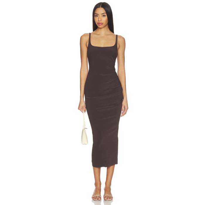 Bec + Bridge 【 Karina Tuck Midi Dress Women Espresso 】 お召しもの レディース