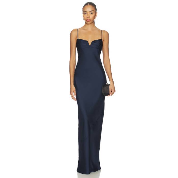 アマンダアプリチャード Amanda Uprichard 【 Ira Maxi Dress Women Ink 】 お召しもの レディース