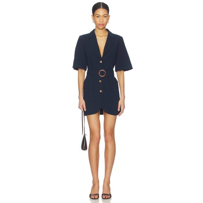 アマンダアプリチャード Amanda Uprichard 【 Blake Dress Women Ink 】 ひと休み お召しもの レディース