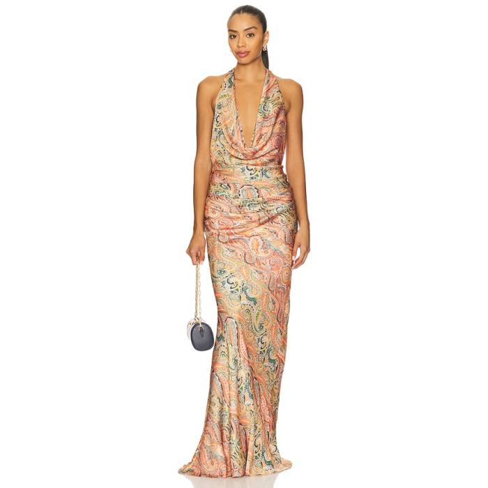 Nookie 【 Solana Gown Women Paisley Print 】 レディース