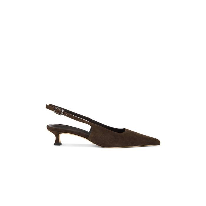トニービアンコ Tony Bianco 【 Crush Slingback Pump Women Espresso Suede 】 揚水機 レディース スエード・スウェード