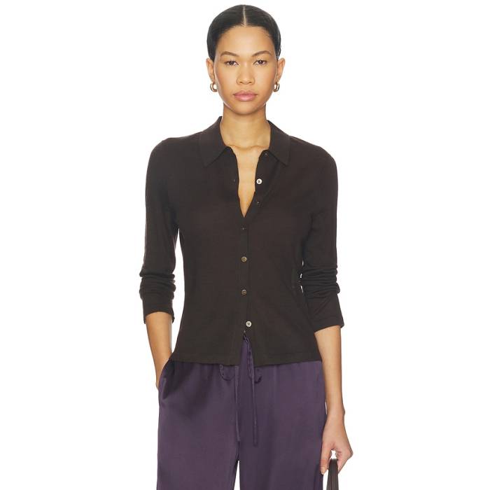 Guest In Residence 【 Ella Shirt Women Burnt Cocoa 】 レディース
