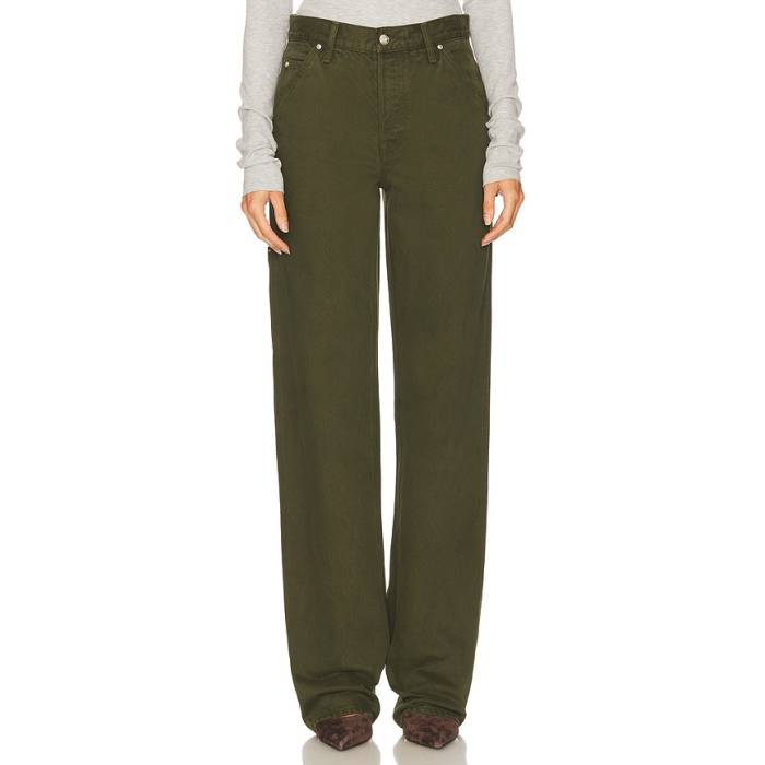 Grlfrnd 【 Bella Low Rise Boyfriend Utility Women Dark Olive 】 ライズ レディース olive オリーブ