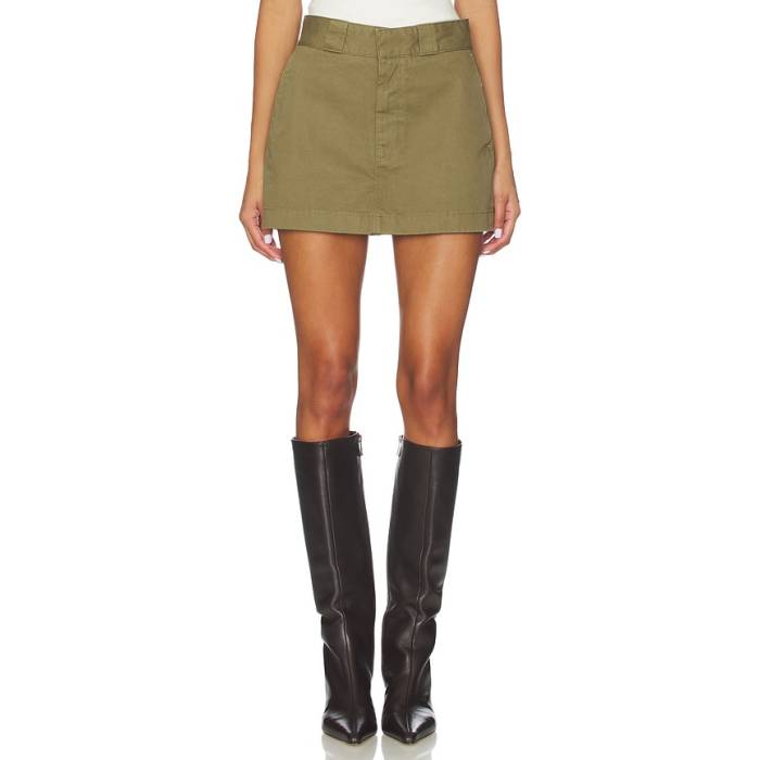 Re/Done 【 The Ollie Skirt Women Army Green 】 レディース アーミー green 緑・グリーン｜スニケス