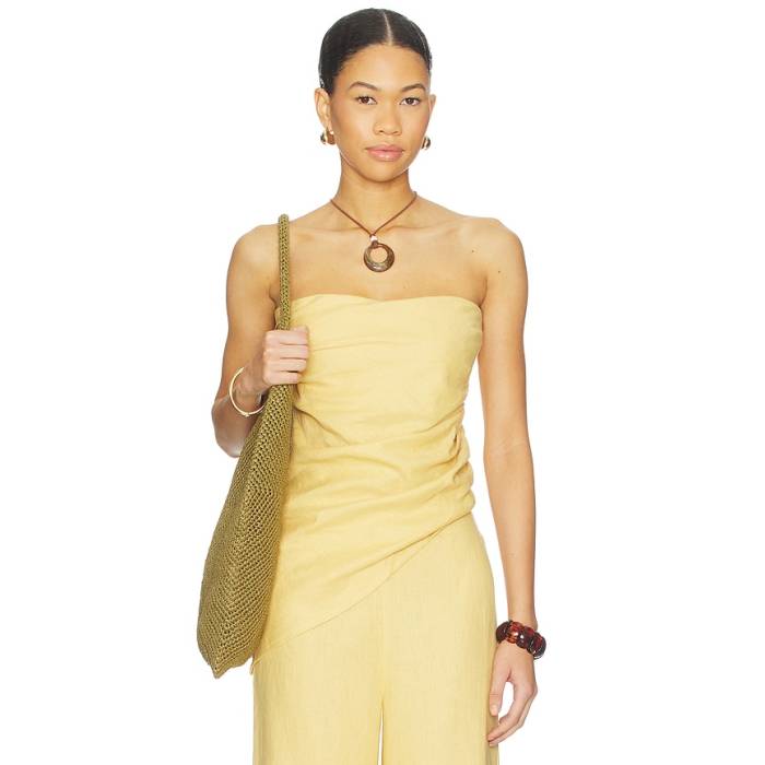 フェイスフルザブランド Faithfull The Brand 【 Nera Top Women Marigold 】 レディース