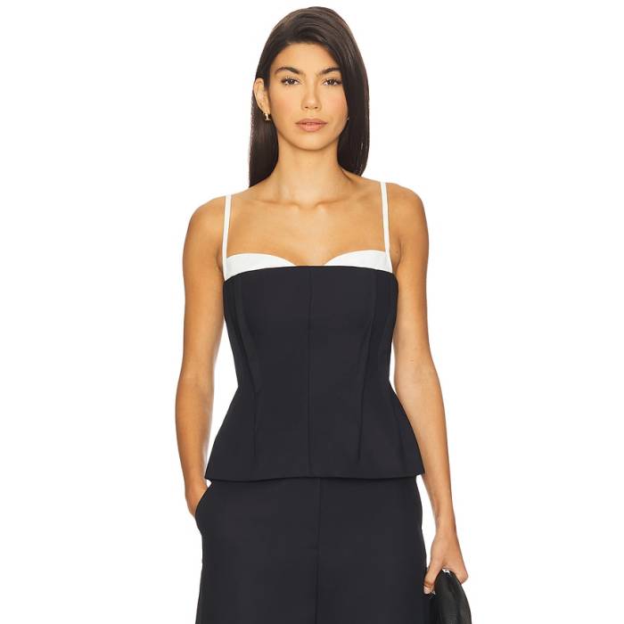 Simkhai 【 Charlee Bustier Top Women Black Multi 】 レディース 黒いこと 黒いこと
