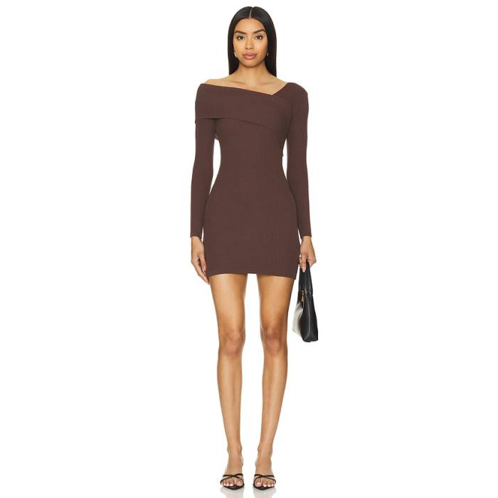 Superdown 【 Ysabel Mini Dress Women Chocolate Brown 】 ドレス レディース 茶色 ブラウン|スニケス