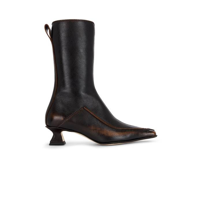 Miista 【 Sallie Ankle Boots Women Brushed Brown 】 ブーツ レディース 赤銅色 赤銅色