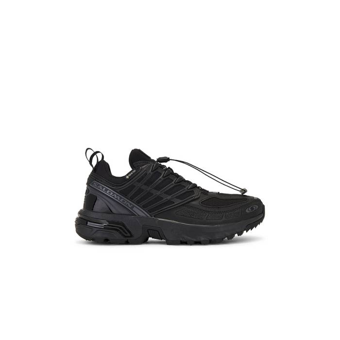 サロモン Salomon 【 Acs Pro Gtx Men Black \u0026Amp; Asphalt 】 労働者階級 メンズ 黒いこと 黒いこと