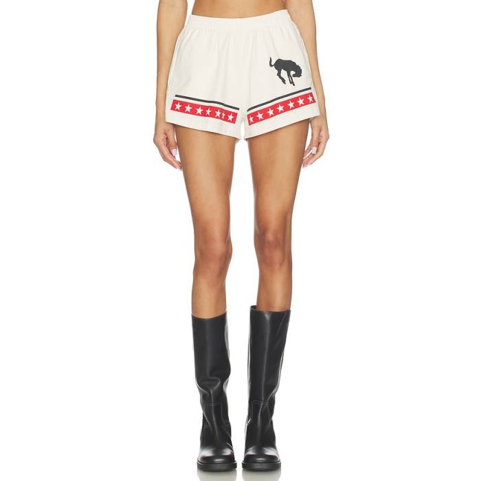 Darlin 【 Spangled Sweatshort Women Creme 】 レディース ボトムス-パンツ