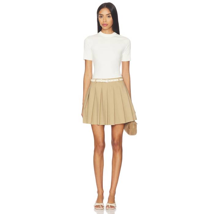 Simkhai 【 Abbie Short Sleeve Mini Dress Women Cream Multi 】 Sleeve 衣袂 御召しもの レディース 皮膚軟化剤