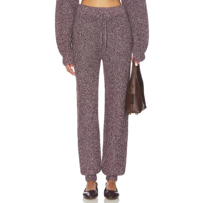 Wellbeing + Beingwell 【 Dale Knit Pant Women Raisin Heather 】 編み物 ズボン下 レディース heather ギョリュウモドキ