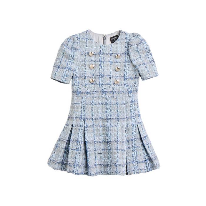 バルドー お坊っちゃん Bardot Junior 【 Ines Boucle Dress Girls Blue 】 御召しもの お坊っちゃん キッズ 青碧 青碧