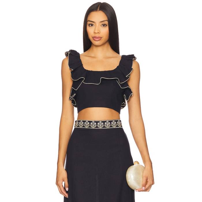 Rosewater House 【 Malika Bustier Top Women Navy 】 レディース 紺色 米国海軍