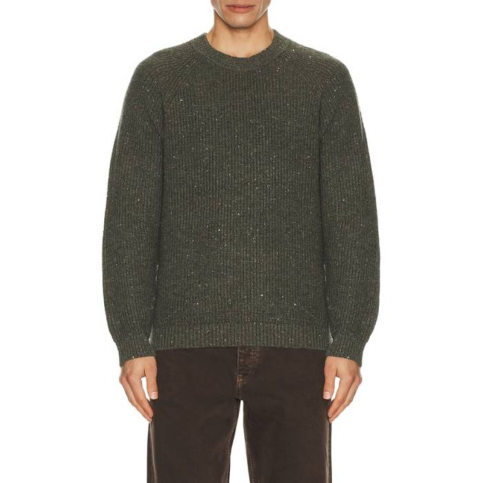Marine Layer 【 Inverness Crew Sweater Men Green Gables Neps 】 クルー トレーナー メンズ green 緑・グリーン