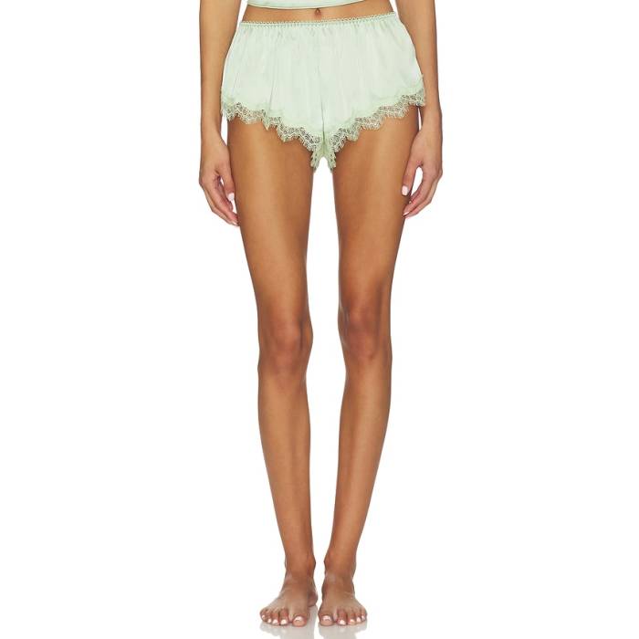 Kat The Label 【 Sorrento Shorts Women Pistachio 】 さる股引き レディース