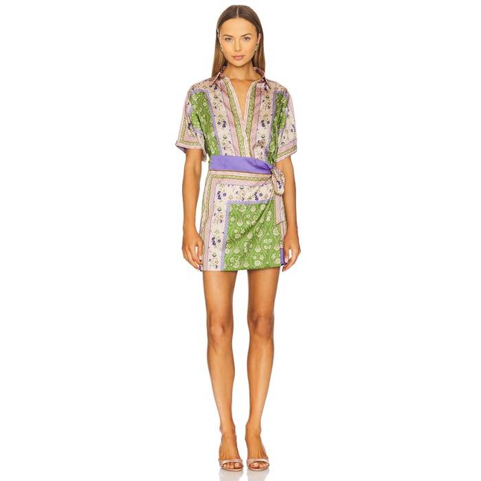 Misa Los Angeles 【 Kezia Dress Women Matcha Love 】 お召しもの レディース