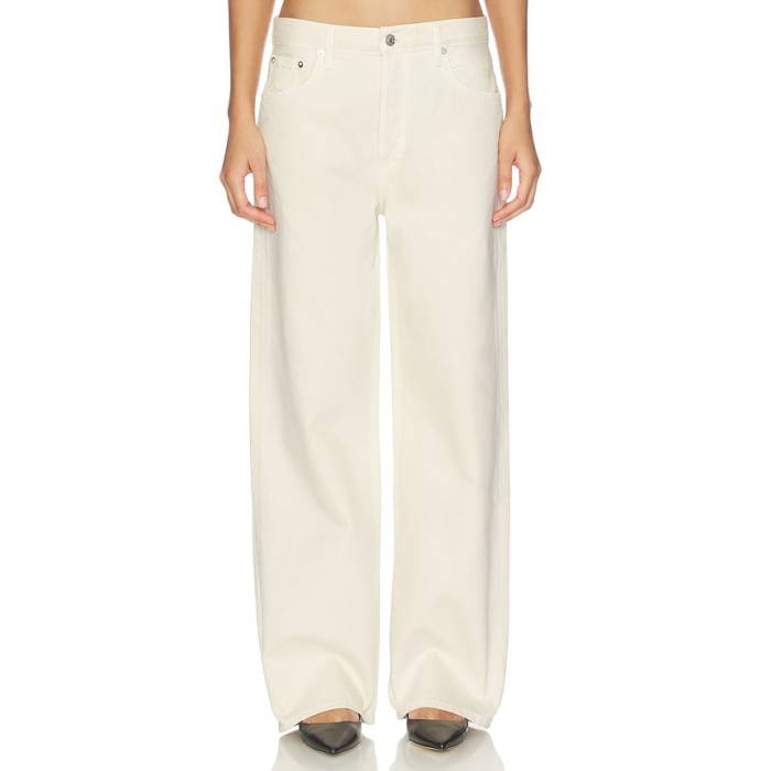 Agolde 【 Low Slung Baggy Jeans Women Brown Rice 】 ジーンズ レディース 茶色 ブラウン｜スニケス 44,135円