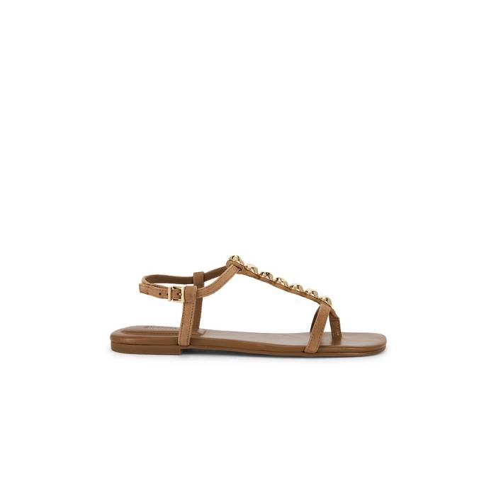 Simkhai 【 Amaya Suede Thong Flat Sandal Women Camel 】 スエード・スウェード レディース camel 駱駝