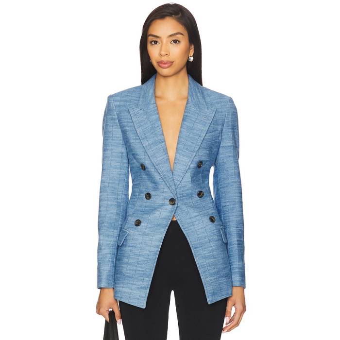 Smythe 【 Not A Db Blazer Women Blue Multi 】 ブレイザー レディース 青味 青み