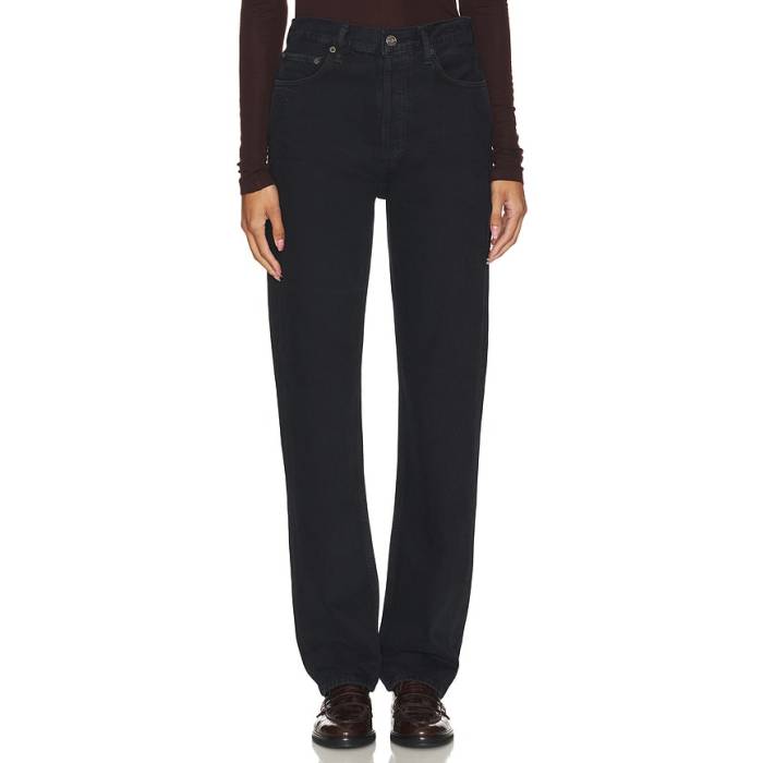 Agolde 【 90\u0027S Pinch Waist Long Jeans Women Crushed 】 デニム レディース
