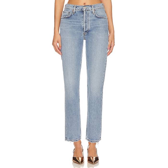 Agolde 【 Riley High Rise Straight Crop Jeans Women Hassle 】 ハイ ライズ Crop クロップ ジーンズ レディース｜スニケス 26,910円