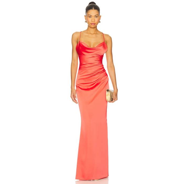 Katie May 【 Ryder Gown Women Fiery Coral 】 レディース
