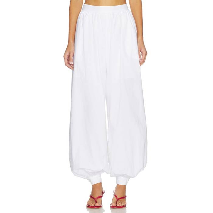 Rotate 【 Balloon Pleated Pants Women Bright White 】 レディース 白色 ホワイト|スニケス