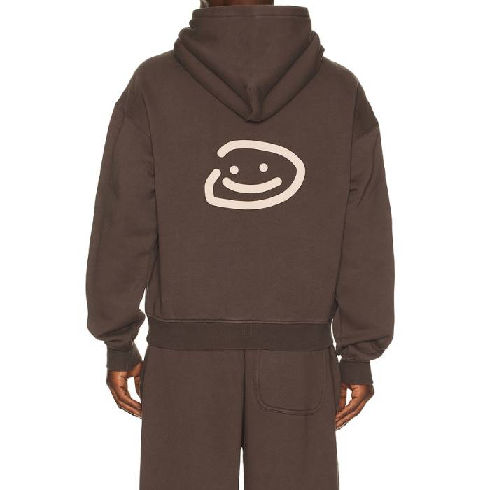 Drmers Club 【 Smiley Logo Hoodie Men Cocoa Dust 】 ロゴタイプ フーディー パーカー メンズ