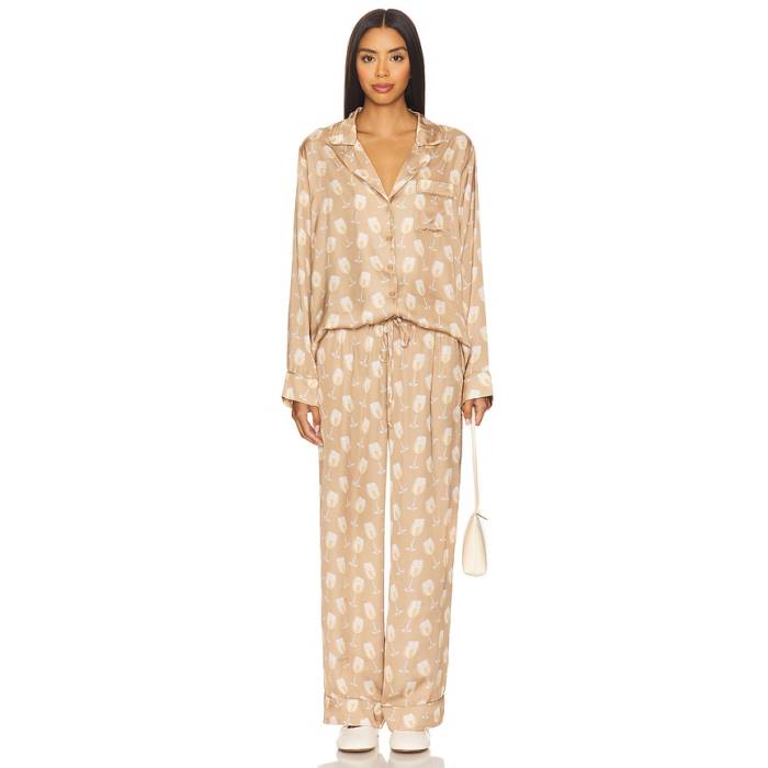 ショウミーユアムームー Show Me Your Mumu 【 Classic Pj Set Women White Wine Silky 】 クラシック レディース 白色 ホワイト|スニケス