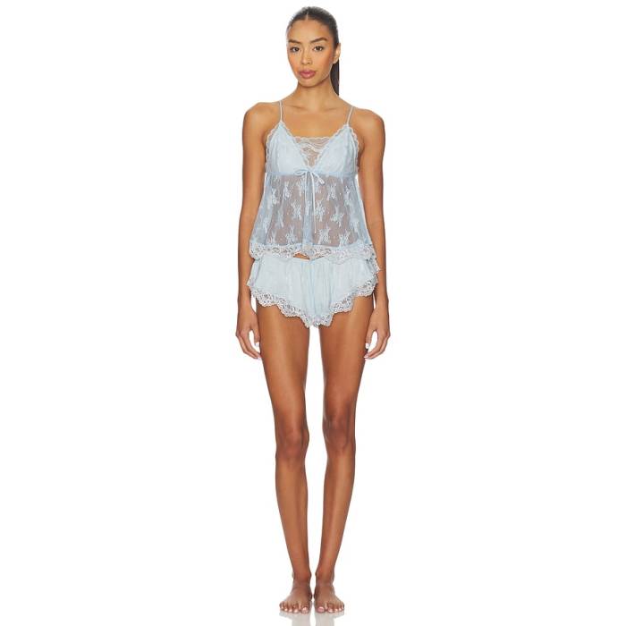 フリーピープル Free People 【 X Intimately Hearts Racing Set In Ice Water Women Ice Water 】 レディース