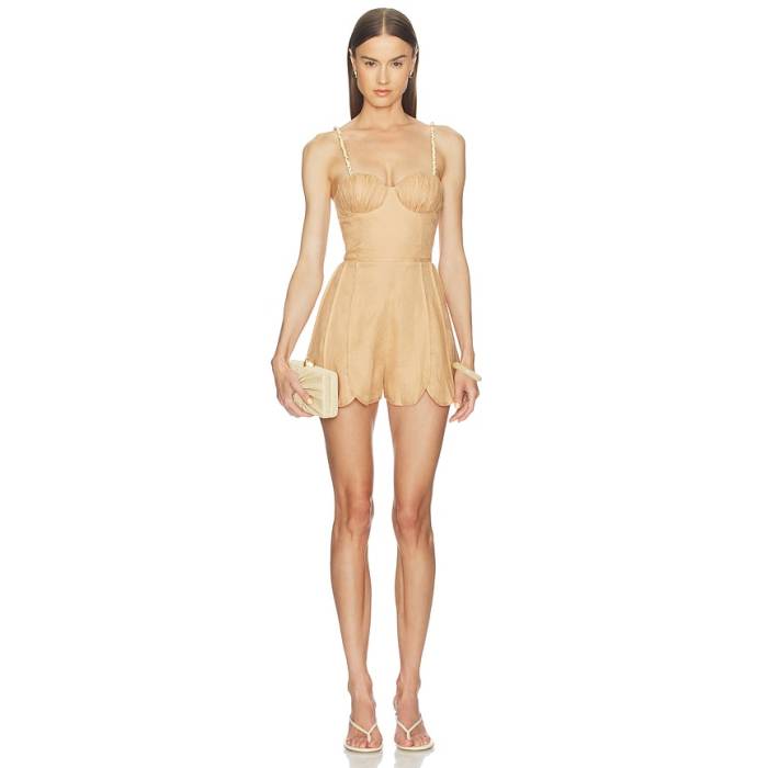 Azulu 【 Coral Romper Women Almond 】 ロンパース レディース