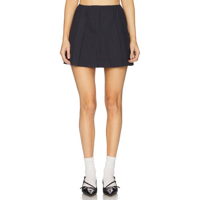 Lovers And Friends 【 Denise Mini Skirt Women Navy Pinstripe 】 レディース 紺色 ネイビー|スニケス