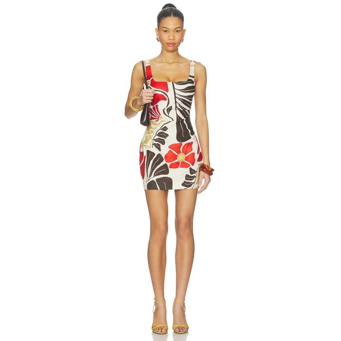 Sir. 【 Julietta Square Neck Mini Dress Women Fiorello Rosso 】 お召しもの レディース