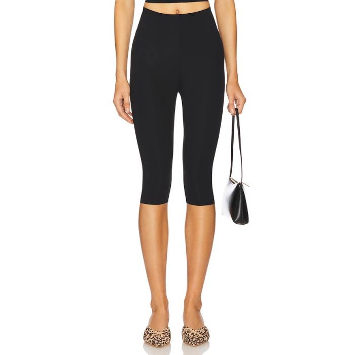 命令すること Commando 【 Neoprene Capri Legging Women Black 】 レディース 黒いこと 黒いこと