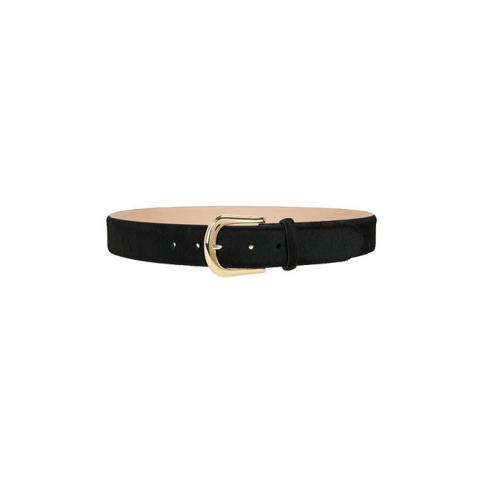 B-Low The Belt 【 Kennedy Calf Hair Belt Women Black \u0026Amp; Gold 】 胴締め レディース 黒いこと 黒いこと ゴールド