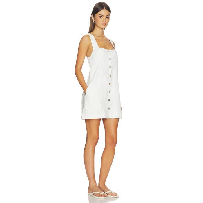 ショウミーユアムームー Show Me Your Mumu 【 Everly Mini Dress Women White 】 お召しもの レディース 白いこと 白いこと レディースファッション-ドレス