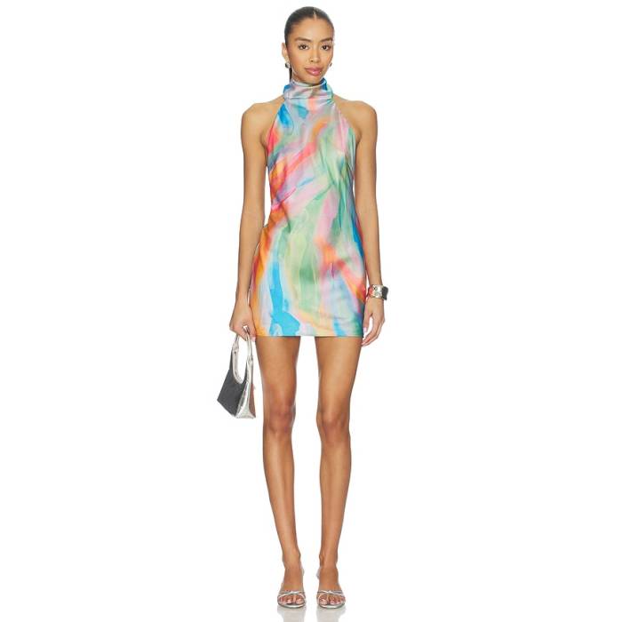 ショウミーユアムームー Show Me Your Mumu 【 Lisa Mini Dress Women Colorful Canvas 】 ドレス レディース｜スニケス