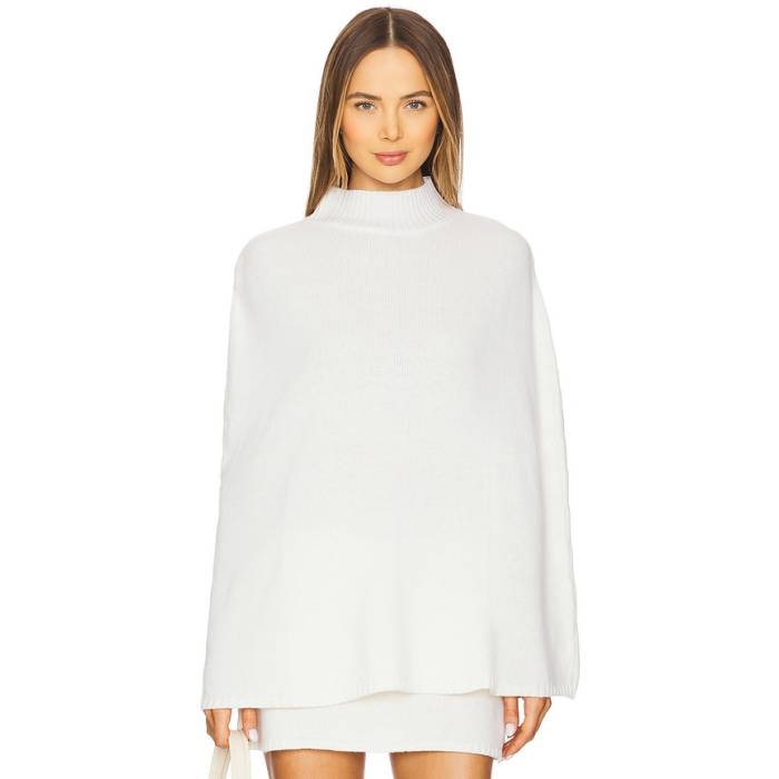 Buci 【 Ambrosia Knit Poncho Women Marshmallow 】 編み物 ポンチョ レディース