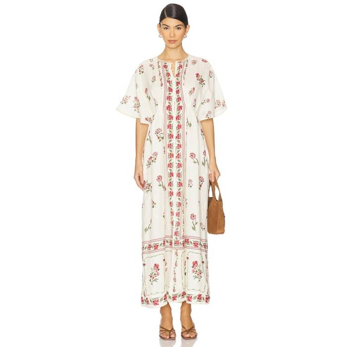 Agua By Agua Bendita 【 Gesto Quebrada Maxi Dress Women Multicolor 】 御召しもの レディース
