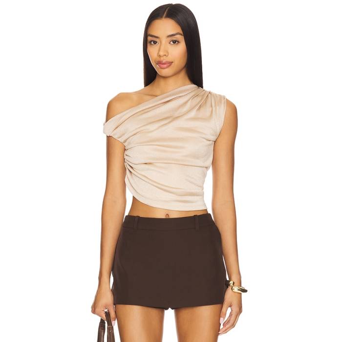 Lamarque 【 Evonne Top Women Gold Shimmer 】 レディース ゴールド