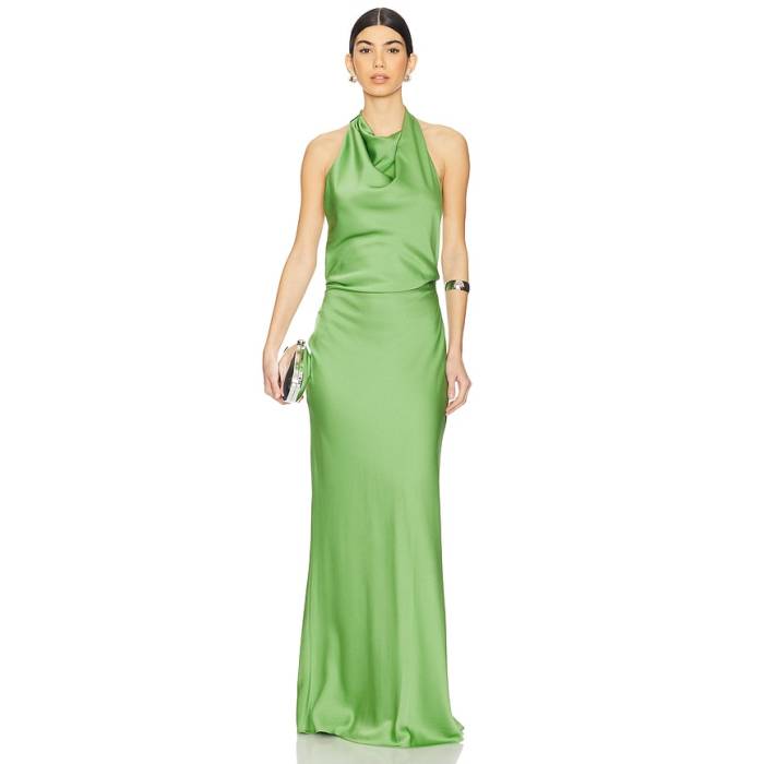 Simkhai 【 Reannon Draped Gown Women Deep Peridot 】 レディース ディープ